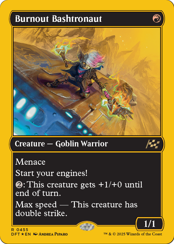 Burnout Bashtronaut (First-Place Foil) (DFT-455) - Aetherdrift Foil