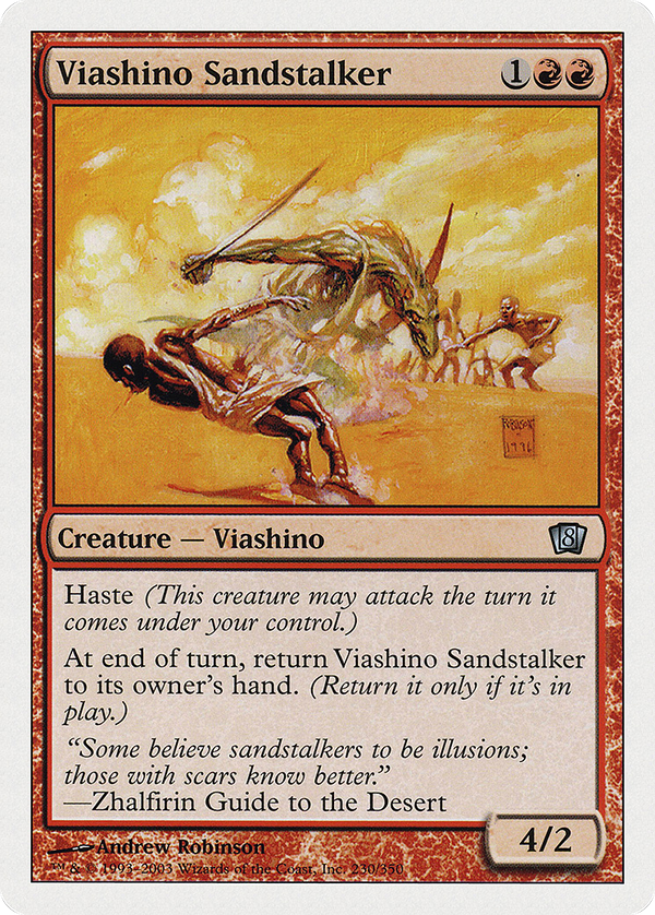 Viashino Sandstalker (8ED-230) - 8th Edition Foil