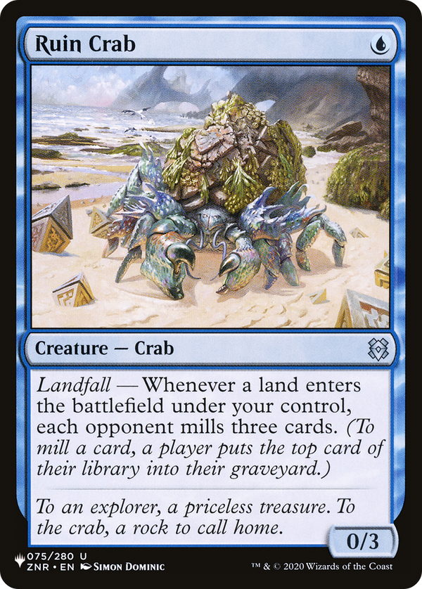 Ruin Crab (LIST-ZNR-75) - The List