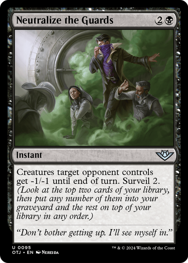 Neutralize the Guards (OTJ-095) - Outlaws of Thunder Junction Foil