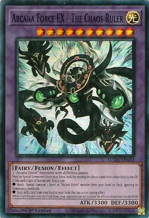 Arcana Force EX - The Chaos Ruler (SUDA-EN034) - Supreme Darkness 1st Edition