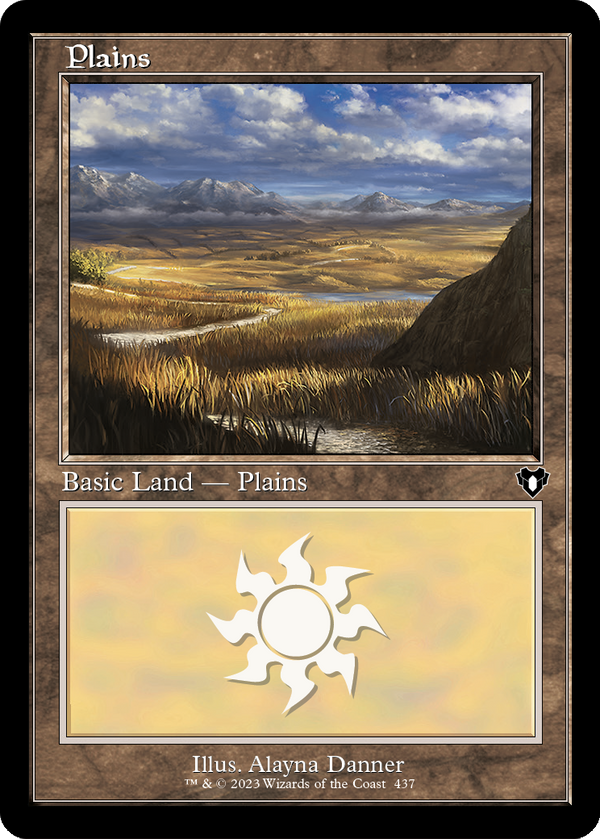 Plains (437) (Retro Frame) (CMM-437) - Commander Masters