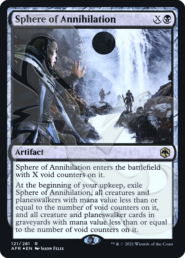 Sphere of Annihilation (AFR&-121A) - Adventures in the Forgotten Realms Promos Foil