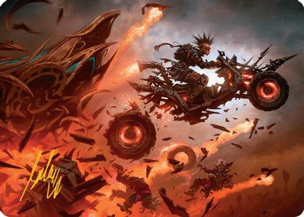 Gastal Blockbuster Art Card (Gold-Stamped Signature) (AADFT-019) - Art Series: Aetherdrift