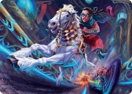 Gilded Ghoda Art Card (AADFT-034) - Art Series: Aetherdrift