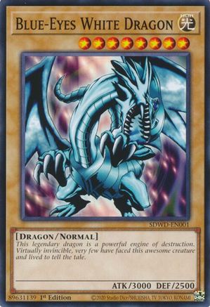 Blue-Eyes White Dragon (SDWD-EN001) (SDWD-EN001) - Structure Deck: Blue-Eyes White Destiny 1st Edition
