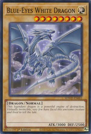 Blue-Eyes White Dragon (SDWD-EN003) (SDWD-EN003) - Structure Deck: Blue-Eyes White Destiny Unlimited