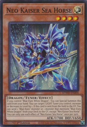 Neo Kaiser Sea Horse (SDWD-EN004) - Structure Deck: Blue-Eyes White Destiny Unlimited
