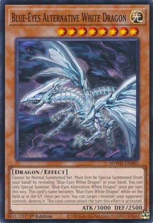 Blue-Eyes Alternative White Dragon (SDWD-EN005) - Structure Deck: Blue-Eyes White Destiny Unlimited