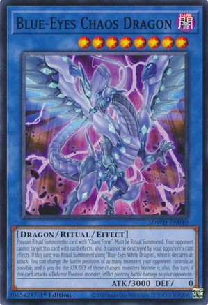 Blue-Eyes Chaos Dragon (SDWD-EN010) - Structure Deck: Blue-Eyes White Destiny Unlimited