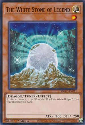 The White Stone of Legend (SDWD-EN011) - Structure Deck: Blue-Eyes White Destiny 1st Edition