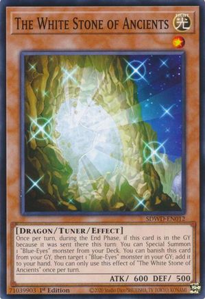 The White Stone of Ancients (SDWD-EN012) - Structure Deck: Blue-Eyes White Destiny 1st Edition