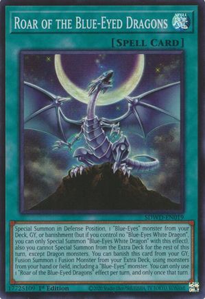 Roar of the Blue-Eyed Dragons (SDWD-EN019) - Structure Deck: Blue-Eyes White Destiny Unlimited