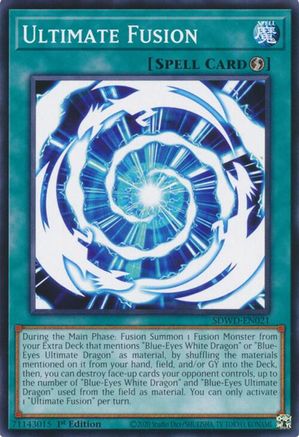 Ultimate Fusion (SDWD-EN021) - Structure Deck: Blue-Eyes White Destiny 1st Edition