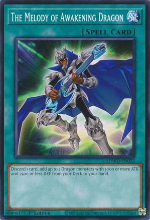 The Melody of Awakening Dragon (SDWD-EN022) - Structure Deck: Blue-Eyes White Destiny 1st Edition