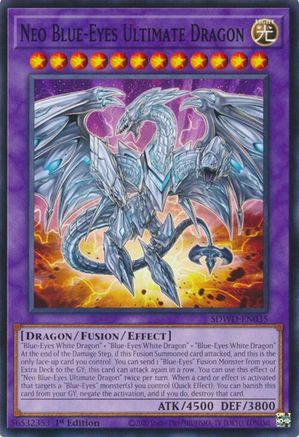 Neo Blue-Eyes Ultimate Dragon (SDWD-EN035) - Structure Deck: Blue-Eyes White Destiny 1st Edition