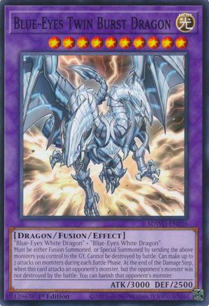 Blue-Eyes Twin Burst Dragon (SDWD-EN036) - Structure Deck: Blue-Eyes White Destiny 1st Edition