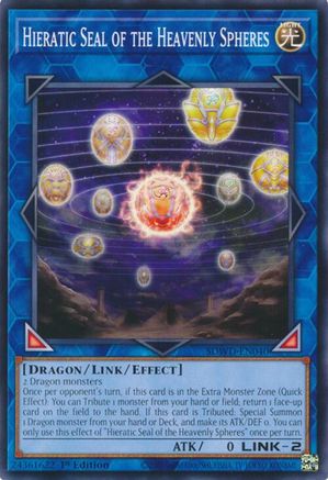 Hieratic Seal of the Heavenly Spheres (SDWD-EN040) - Structure Deck: Blue-Eyes White Destiny 1st Edition