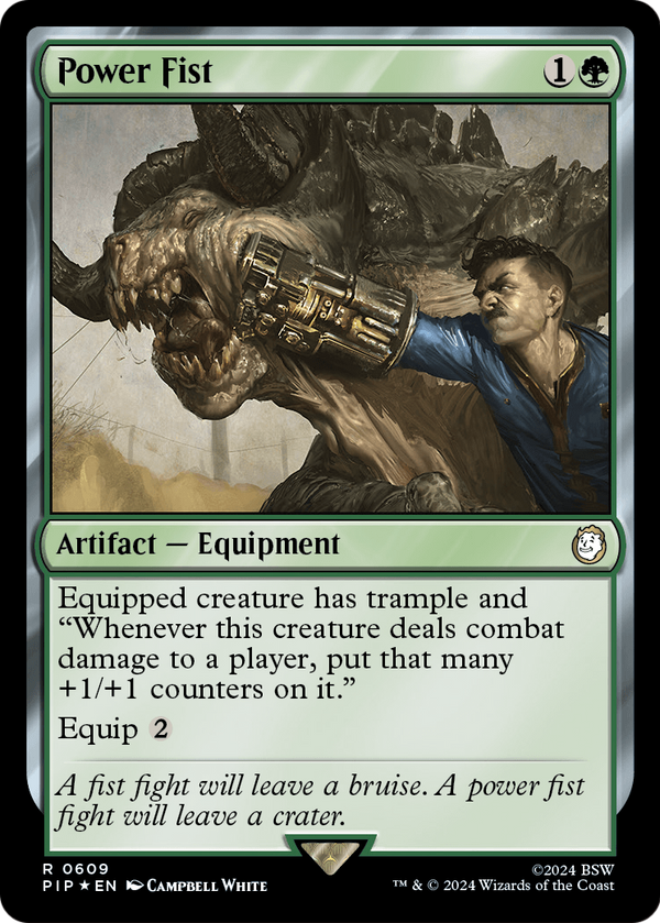 Power Fist (Surge Foil) (PIP-609) - Fallout Foil
