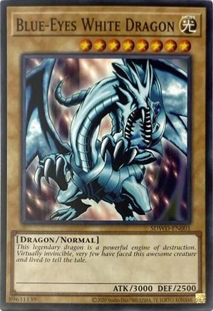 Blue-Eyes White Dragon (SDWD-EN001) (Unlimited Misprint) (SDWD-EN001) - Structure Deck: Blue-Eyes White Destiny Unlimited