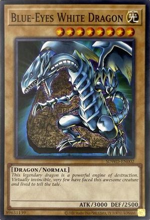 Blue-Eyes White Dragon (SDWD-EN002) (Unlimited Misprint) (SDWD-EN002) - Structure Deck: Blue-Eyes White Destiny Unlimited