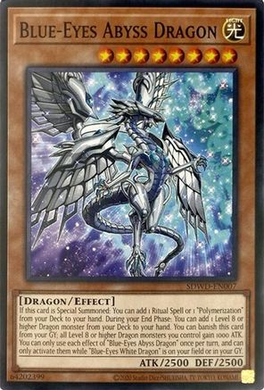 Blue-Eyes Abyss Dragon (Unlimited Misprint) (SDWD-EN007) - Structure Deck: Blue-Eyes White Destiny Unlimited