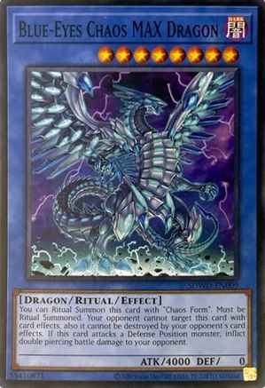 Blue-Eyes Chaos MAX Dragon (Unlimited Misprint) (SDWD-EN009) - Structure Deck: Blue-Eyes White Destiny Unlimited
