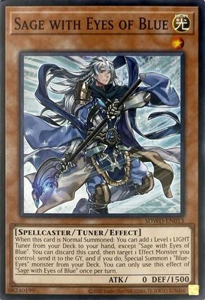 Sage with Eyes of Blue (Unlimited Misprint) (SDWD-EN013) - Structure Deck: Blue-Eyes White Destiny Unlimited