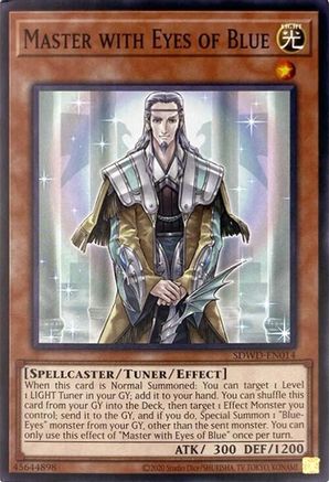 Master with Eyes of Blue (Unlimited Misprint) (SDWD-EN014) - Structure Deck: Blue-Eyes White Destiny Unlimited