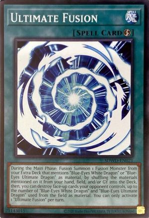 Ultimate Fusion (Unlimited Misprint) (SDWD-EN021) - Structure Deck: Blue-Eyes White Destiny Unlimited