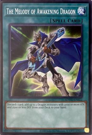 The Melody of Awakening Dragon (Unlimited Misprint) (SDWD-EN022) - Structure Deck: Blue-Eyes White Destiny Unlimited