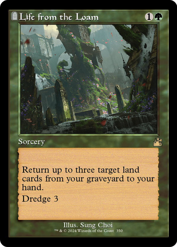 Life from the Loam (Retro Frame) (RVR-350) - Ravnica Remastered: (tombstone)