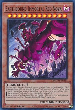 Earthbound Immortal Red Nova (MZTM-EN044) - Maze of the Master 1st Edition