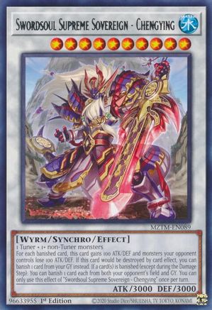 Swordsoul Supreme Sovereign - Chengying (MZTM-EN089) - Maze of the Master 1st Edition