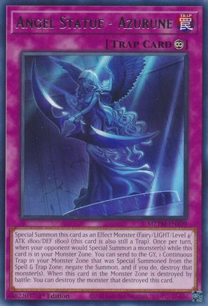 Angel Statue - Azurune (MZTM-EN109) - Maze of the Master 1st Edition