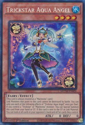 Trickstar Aqua Angel (CR) (MZTM-EN026) - Maze of the Master 1st Edition