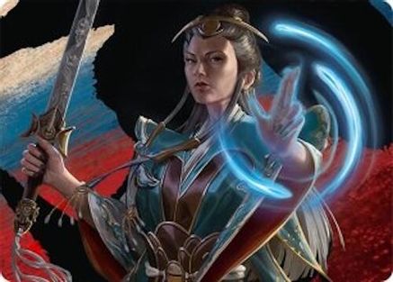 Narset, Jeskai Waymaster Art Card (44/54) (AATDM-044) - Art Series: Tarkir: Dragonstorm