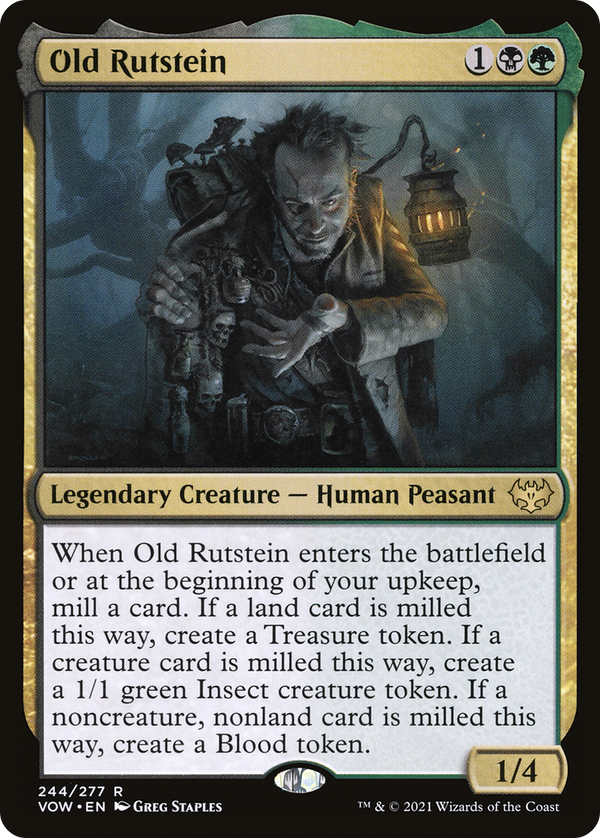 Old Rutstein (VOW-244) - Innistrad: Crimson Vow Foil