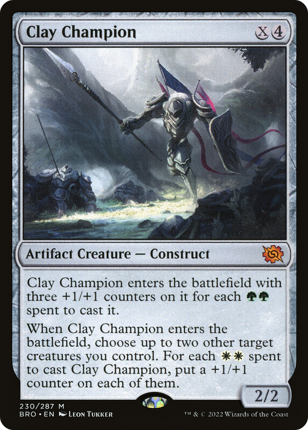 Clay Champion (BRO-230) - The Brothers' War Foil