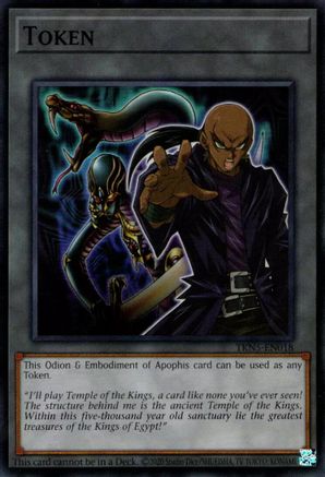Token: Odion & Embodiment of Apophis (TKN5-EN018) - Supreme Darkness Unlimited