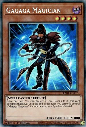 Gagaga Magician (PCR) (RA04-EN007) - Quarter Century Stampede 1st Edition