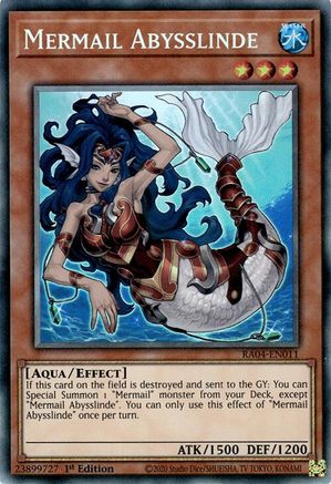 Mermail Abysslinde (PCR) (RA04-EN011) - Quarter Century Stampede 1st Edition