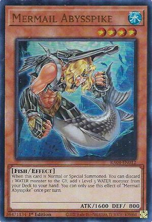 Mermail Abysspike (UR) (RA04-EN012) - Quarter Century Stampede 1st Edition