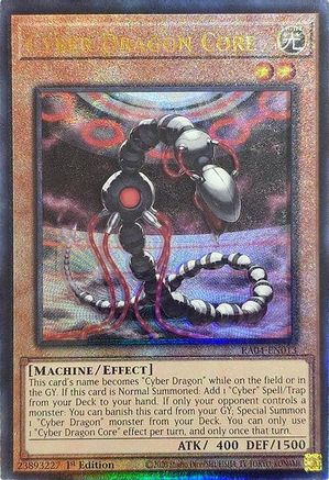 Cyber Dragon Core (PUR) (RA04-EN013) - Quarter Century Stampede 1st Edition