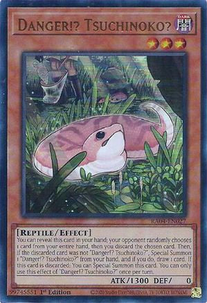Danger!? Tsuchinoko? (UR) (RA04-EN027) - Quarter Century Stampede 1st Edition