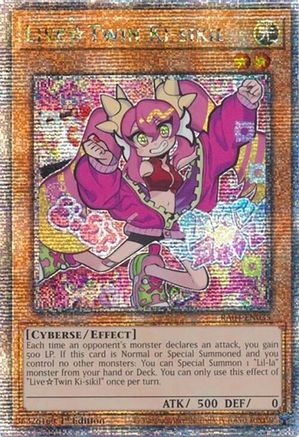 Live Twin Ki-sikil (Quarter Century Secret Rare) (RA04-EN035) - Quarter Century Stampede 1st Edition