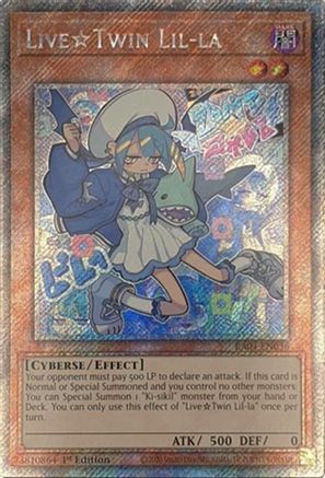 Live Twin Lil-la (Platinum Secret Rare) (RA04-EN036) - Quarter Century Stampede 1st Edition