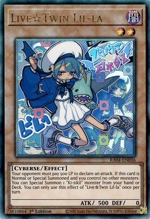 Live Twin Lil-la (PUR) (RA04-EN036) - Quarter Century Stampede 1st Edition