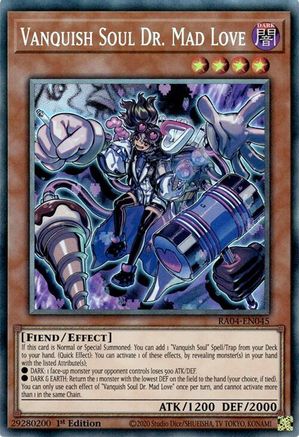 Vanquish Soul Dr. Mad Love (PCR) (RA04-EN045) - Quarter Century Stampede 1st Edition