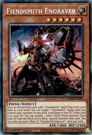 Fiendsmith Engraver (PCR) (RA04-EN049) - Quarter Century Stampede 1st Edition